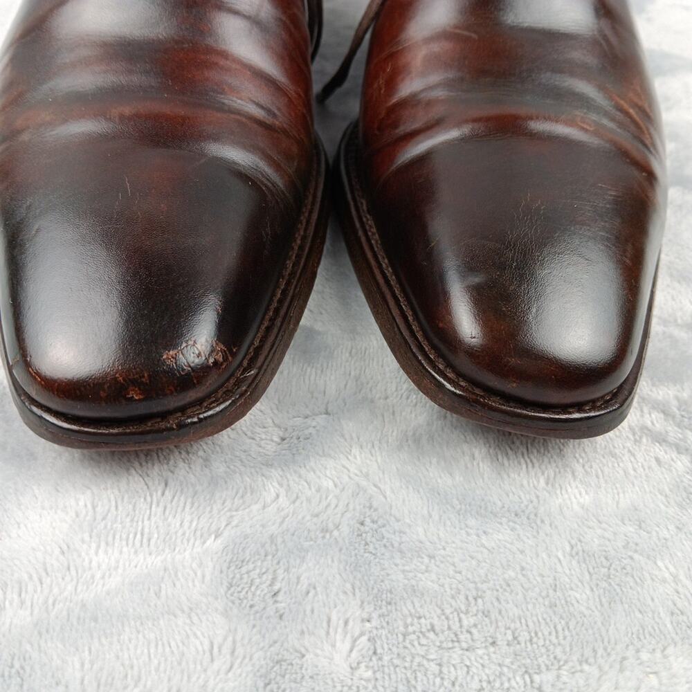 Magnanni Crucero Wholecut Oxford Shoes Men's Size 9.5 M Cognac Leather 18576 - Picture 8 of 16